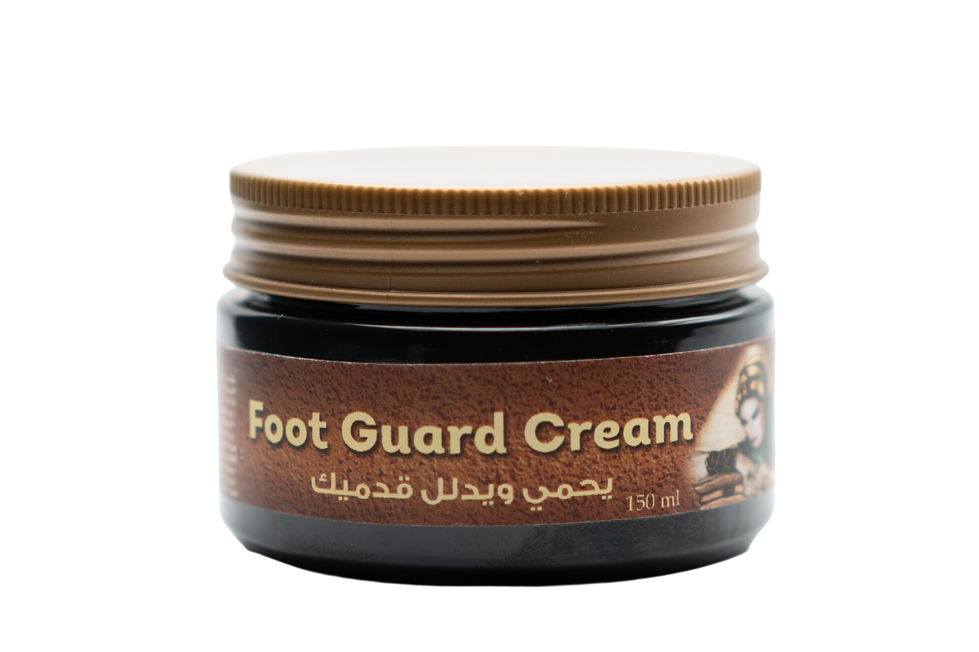 Applying Foot Guard Cream by Becleopatra for hydration and protection.